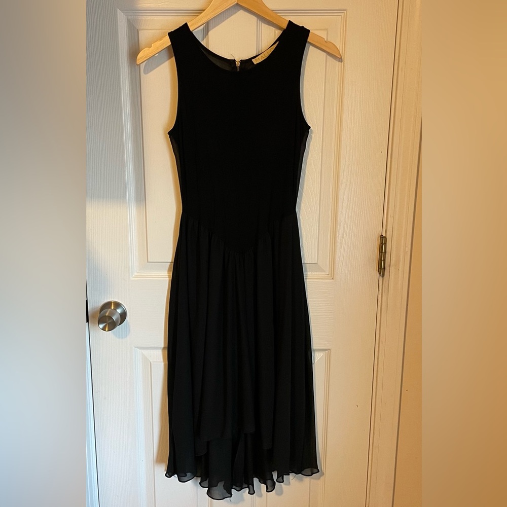 Sexy high low dress black